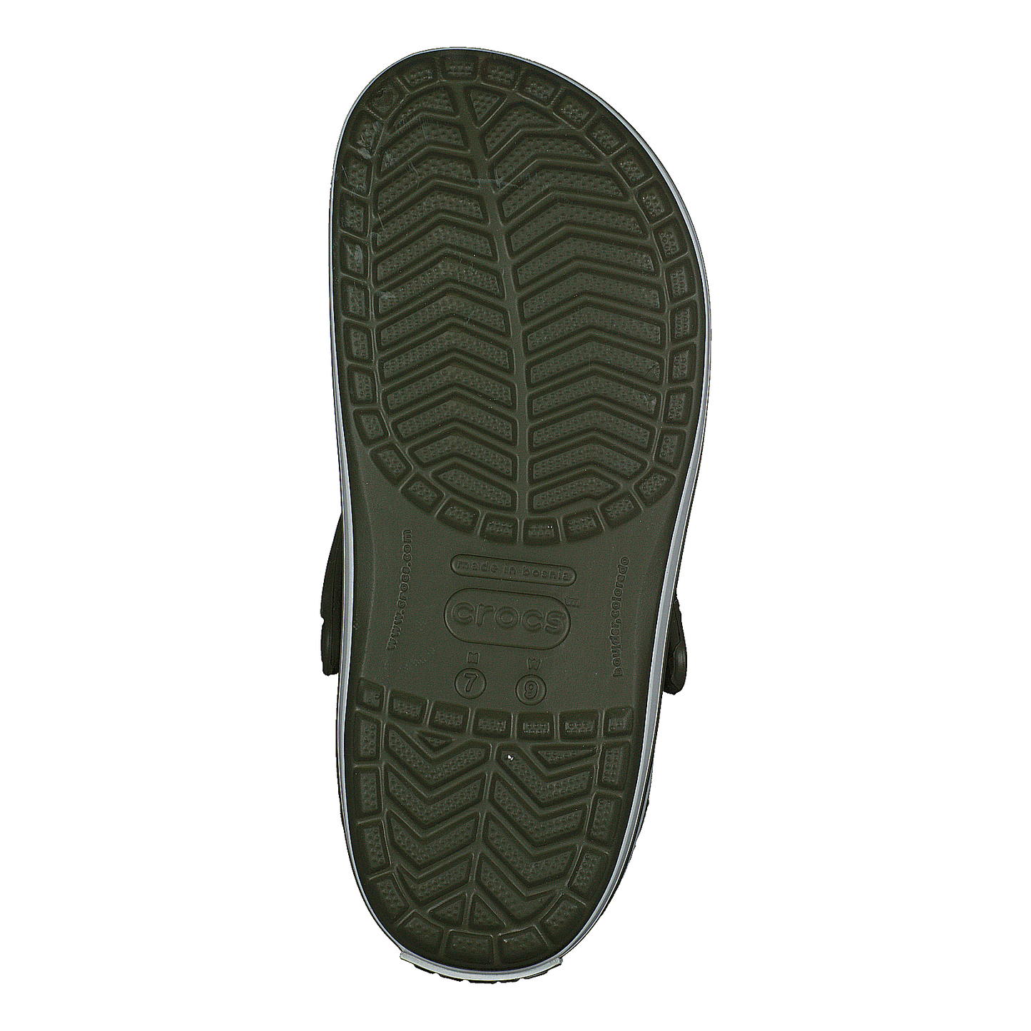 Crocband Army Green/white