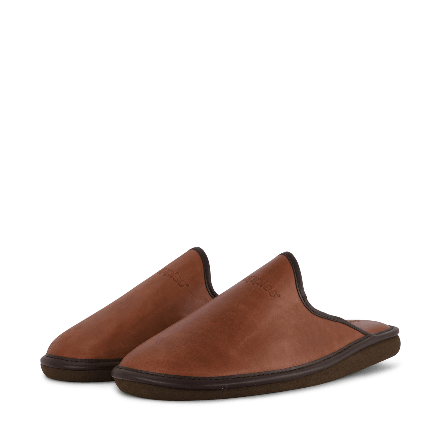 Leather Slipper Cognac