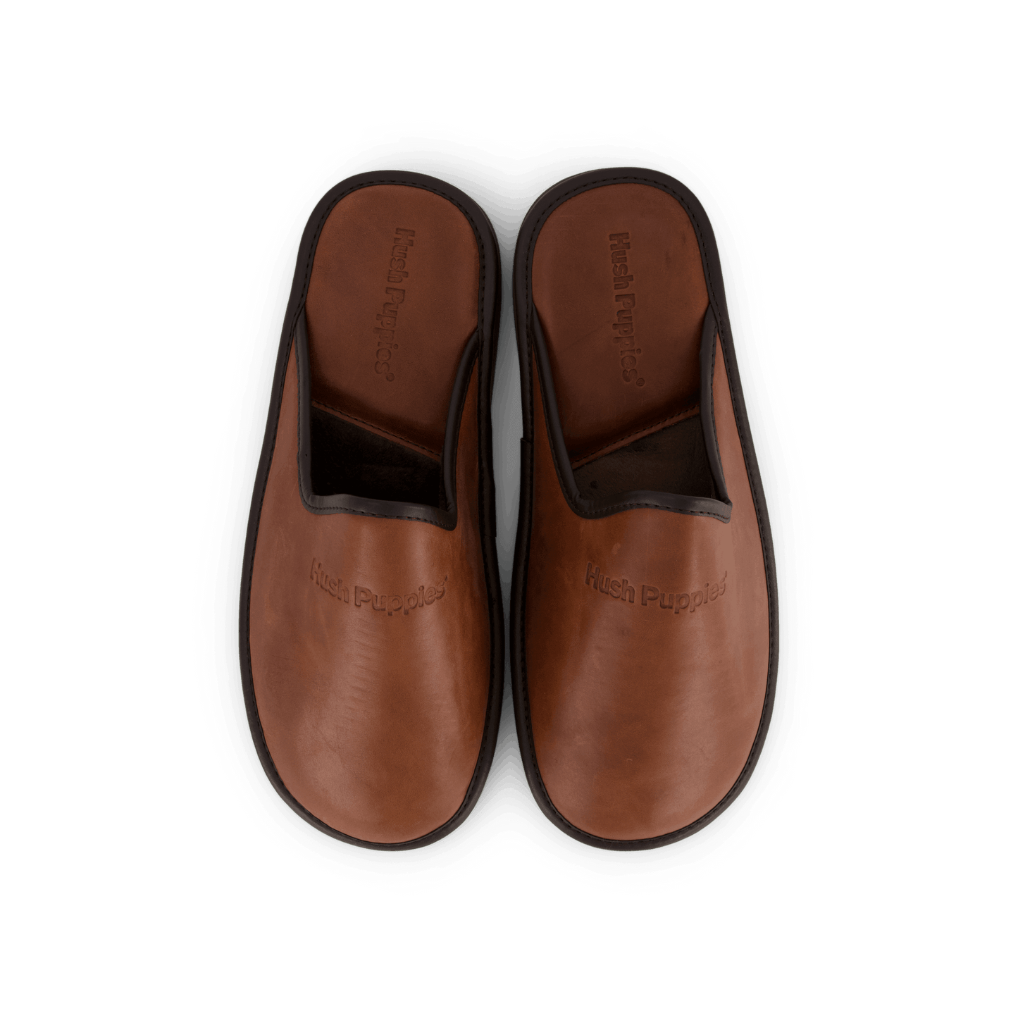 Leather Slipper Cognac