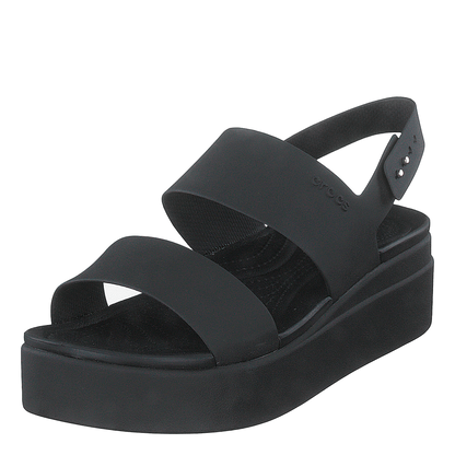 Crocs Brooklyn Low Wedge Negro/negro