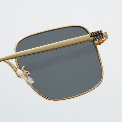 Square Metal Sunglasses