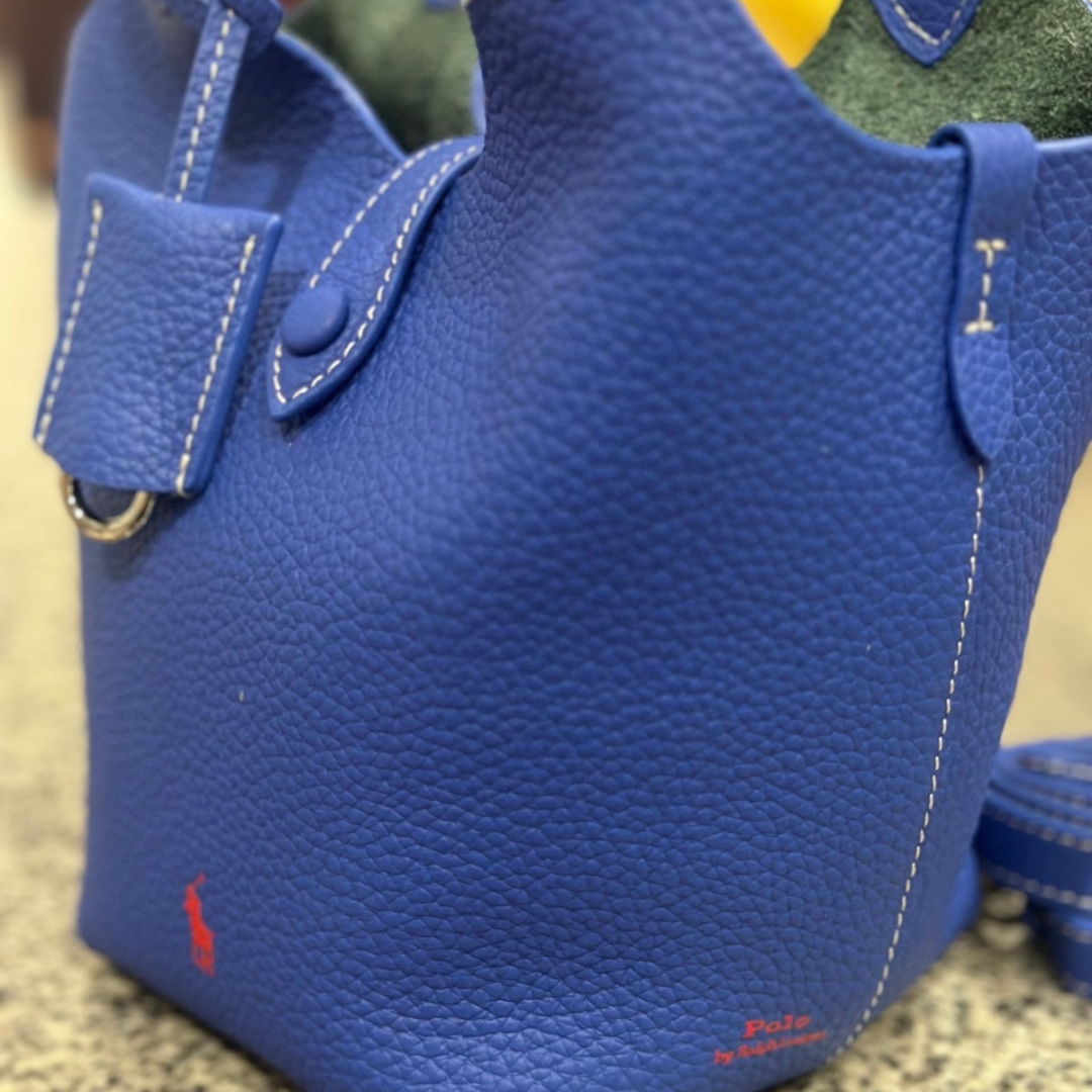 Polo Play Small Leder-Tote- und Crossbody-Tasche