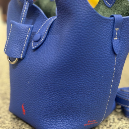 Polo Play Small Leder-Tote- und Crossbody-Tasche