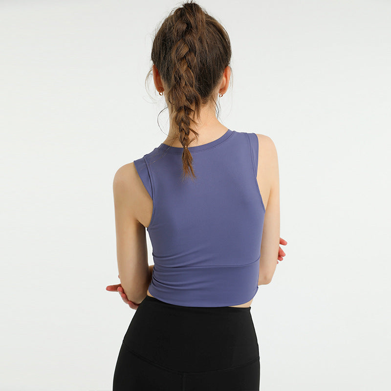 Nueva ropa de yoga para mujer, resistente a golpes, para reuniones deportivas y correr.
