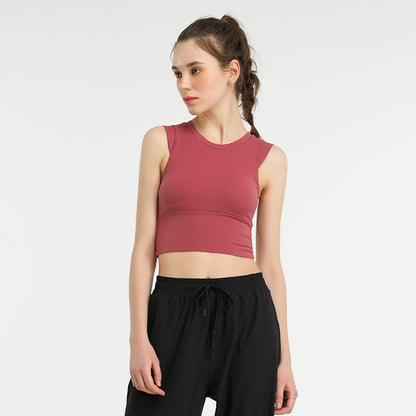 Nueva ropa de yoga para mujer, resistente a golpes, para reuniones deportivas y correr.