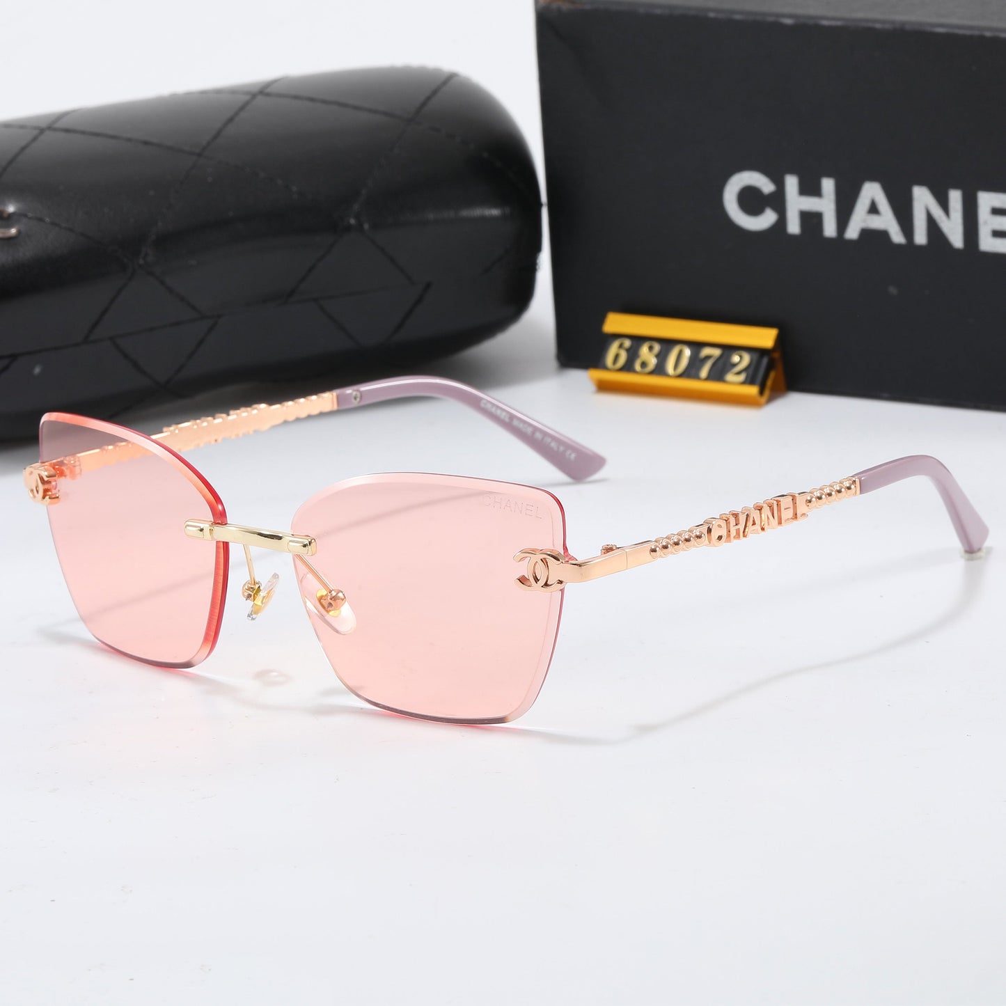 Rimless Shield Sunglasses