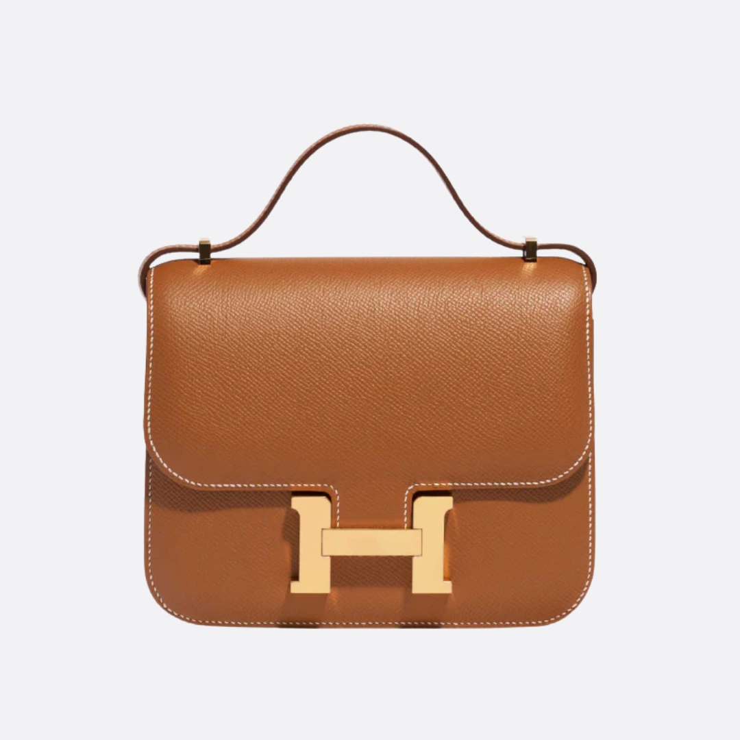 HMÈ Constance 18 Handtasche aus Epsom-Kalbsleder