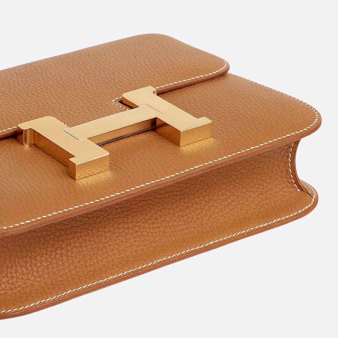 HMÈ Constance 18 Handtasche aus Epsom-Kalbsleder