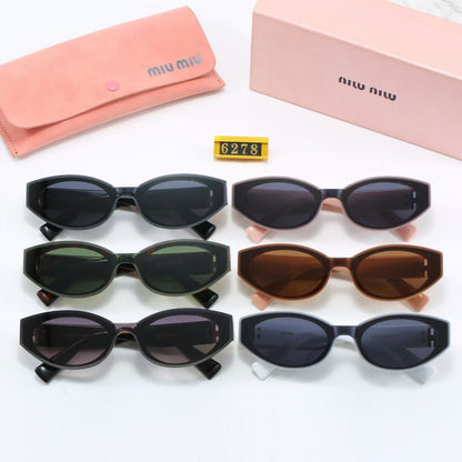 Óculos de Sol Oval Luxuosos