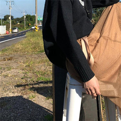 Autumn And Winter Round Neck Japanese Soft Glutinous Sweater