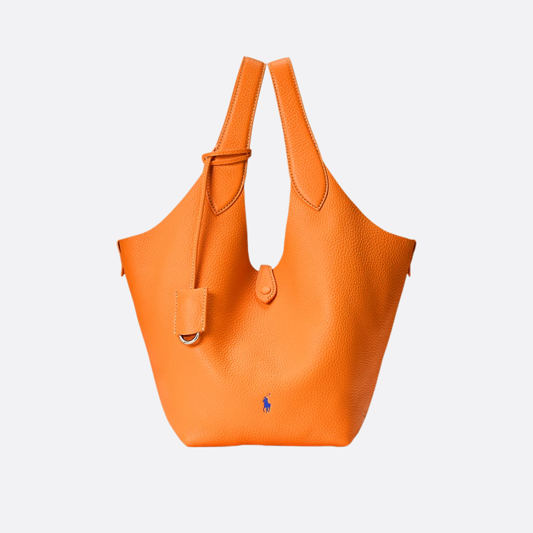 Polo Play Small Leder-Tote- und Crossbody-Tasche