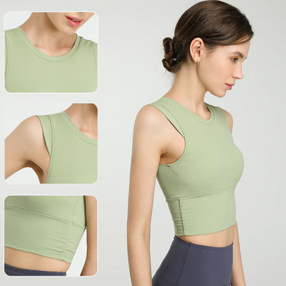 Nueva ropa de yoga para mujer, resistente a golpes, para reuniones deportivas y correr.