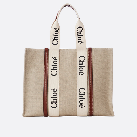 CLÉ Woody Tote Bag Made Of Linen