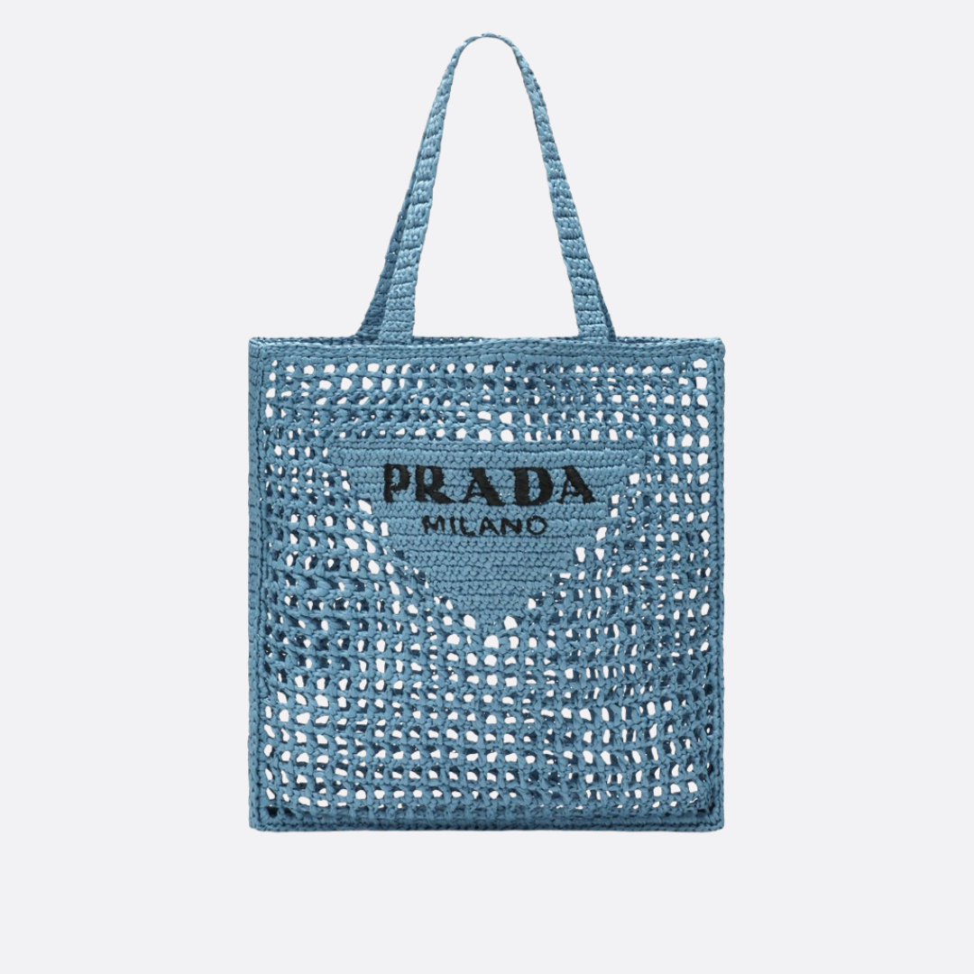 PRD Basttasche mit gewebtem Logo in Blau