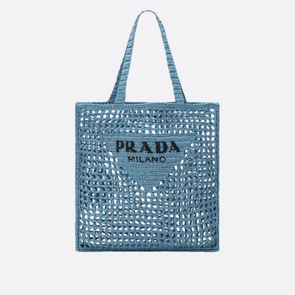 PRD Basttasche mit gewebtem Logo in Blau