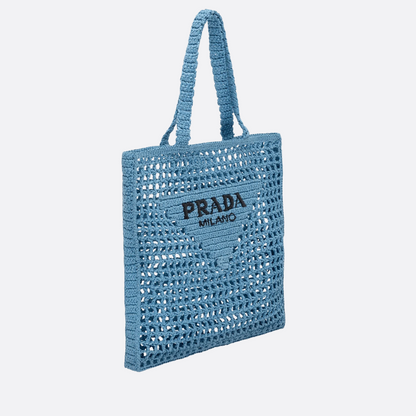 PRD Basttasche mit gewebtem Logo in Blau