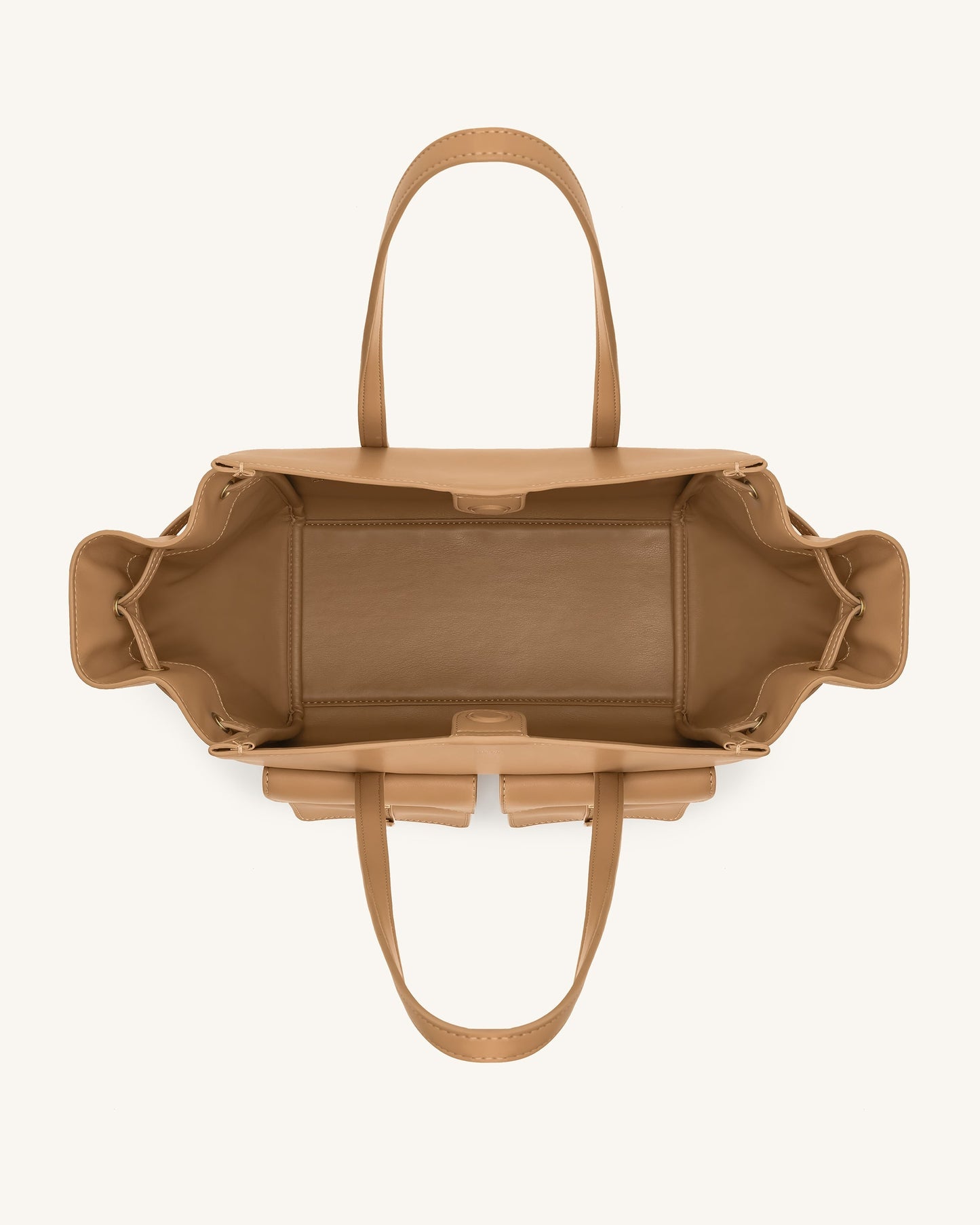 Bolso de mano Linda - Color café con leche