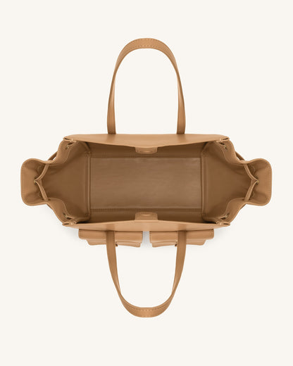 Bolso de mano Linda - Color café con leche