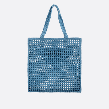PRD Basttasche mit gewebtem Logo in Blau