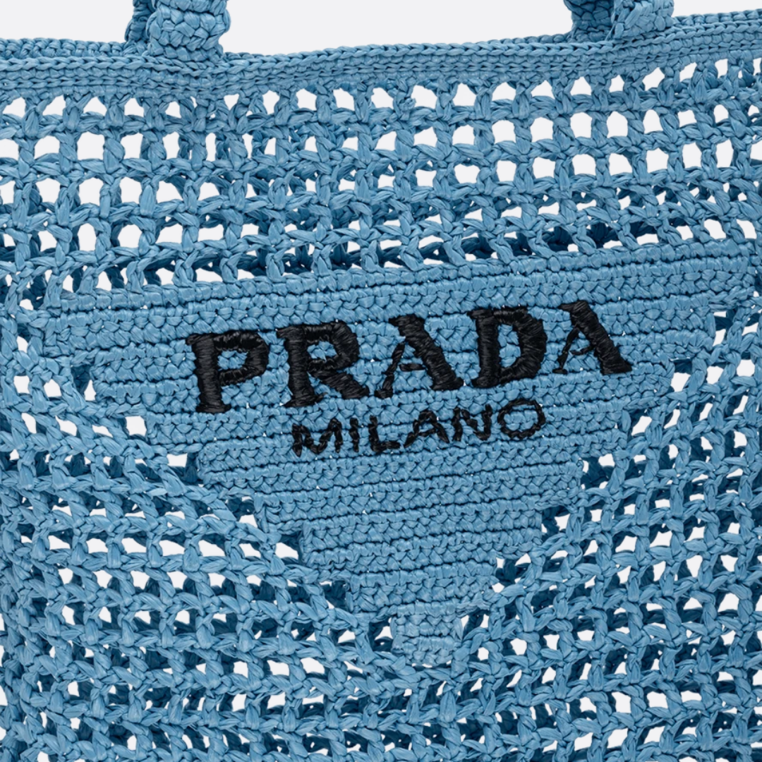 PRD Basttasche mit gewebtem Logo in Blau