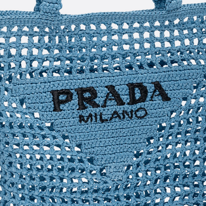 PRD Basttasche mit gewebtem Logo in Blau