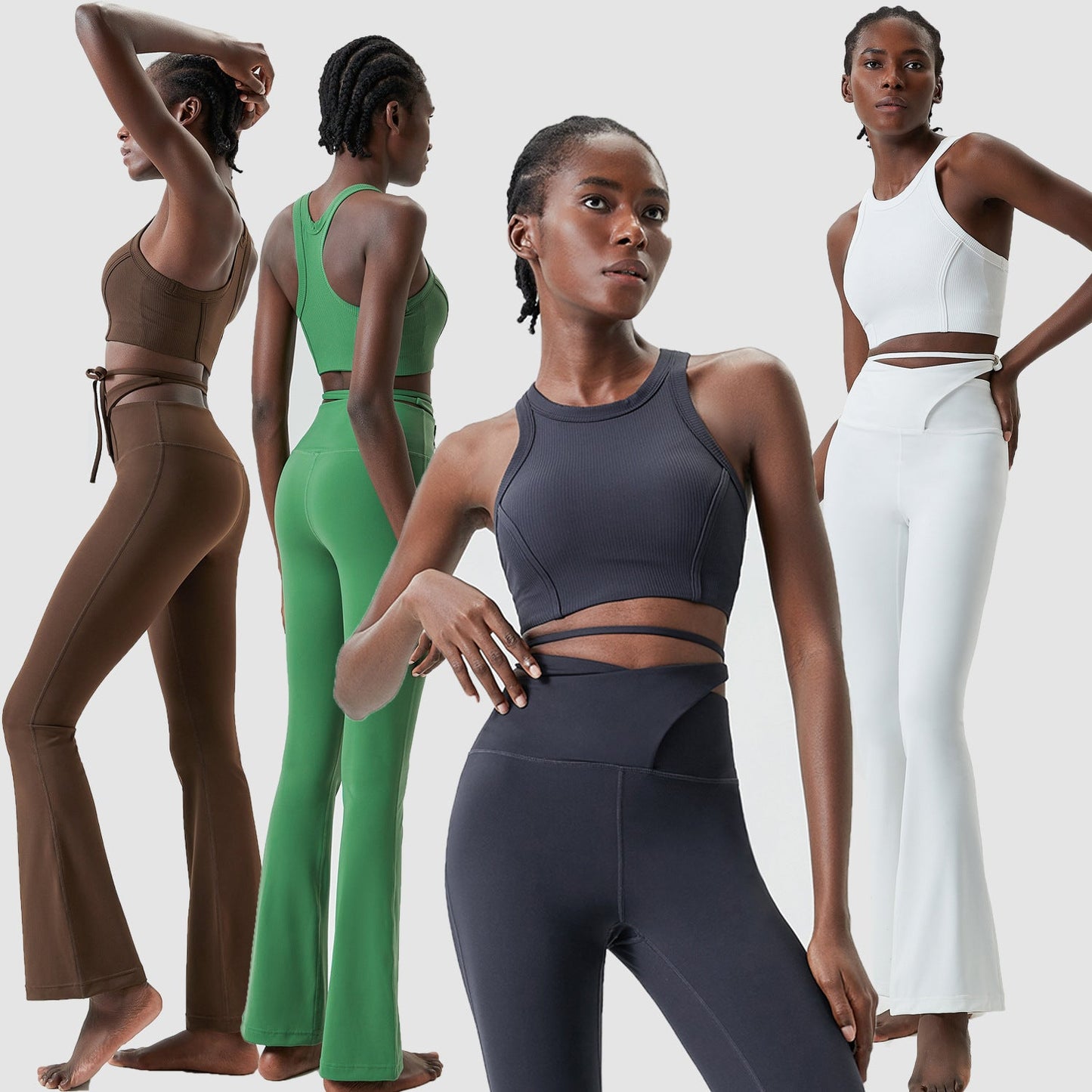 Traje de yoga personalizado de moda para mujer