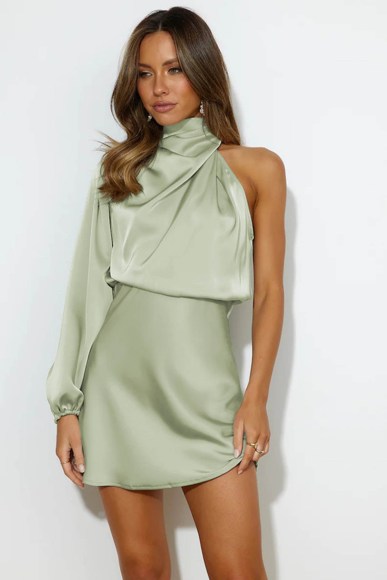 Lexi One-Shoulder-Minikleid
