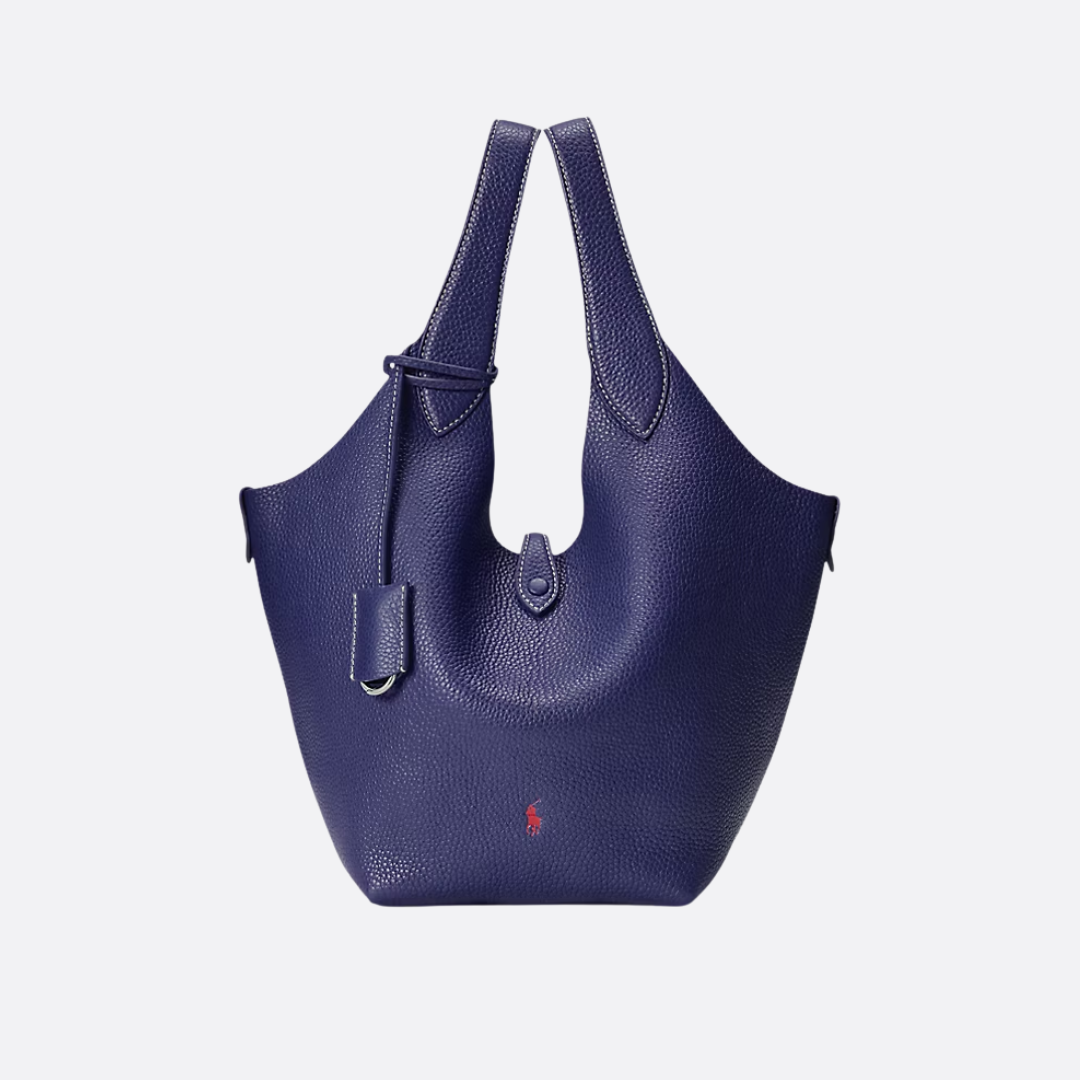 Polo Play Small Leder-Tote- und Crossbody-Tasche