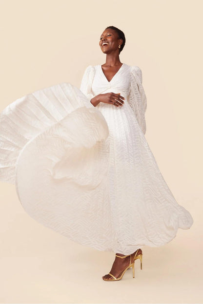 Allegory Elsa Cream Maxi Dress