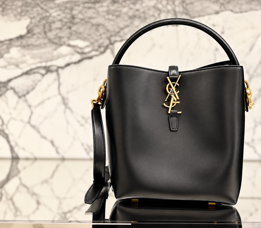 SL Le 37 Bucket Bag In Glossy Leather