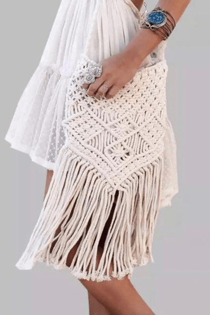 Crochet Bag with Fringe