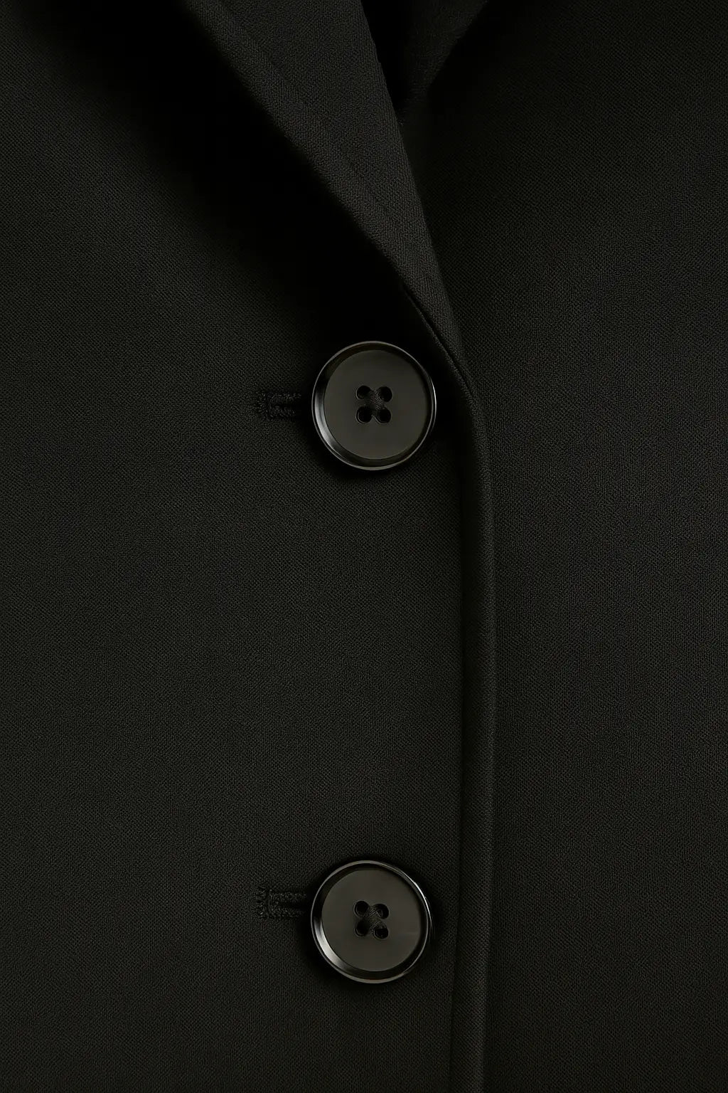 Black embroidered silhouette Blazer