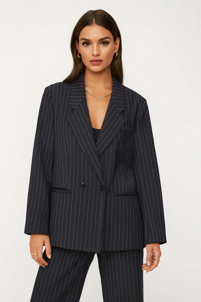 Ava Pinstripe Blazer