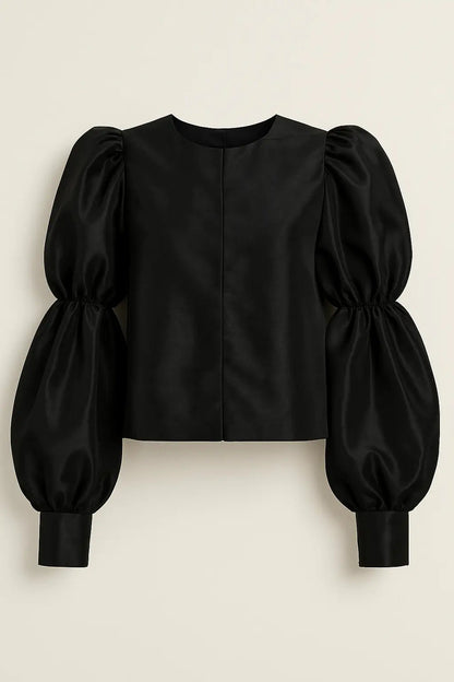 Balloon sleeve blouse