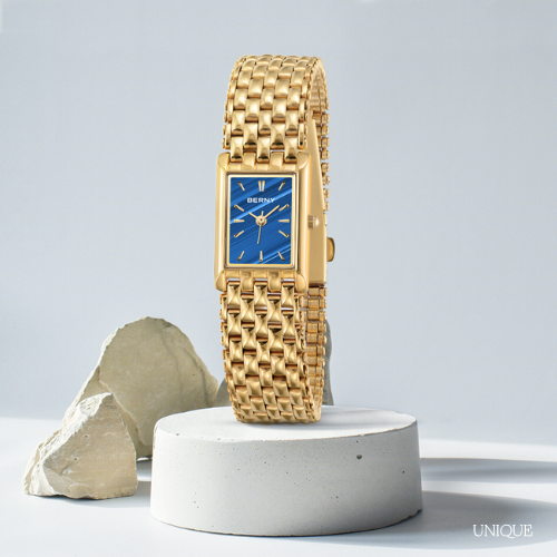 Unique Berny Women's Watch 18k Gold Plated