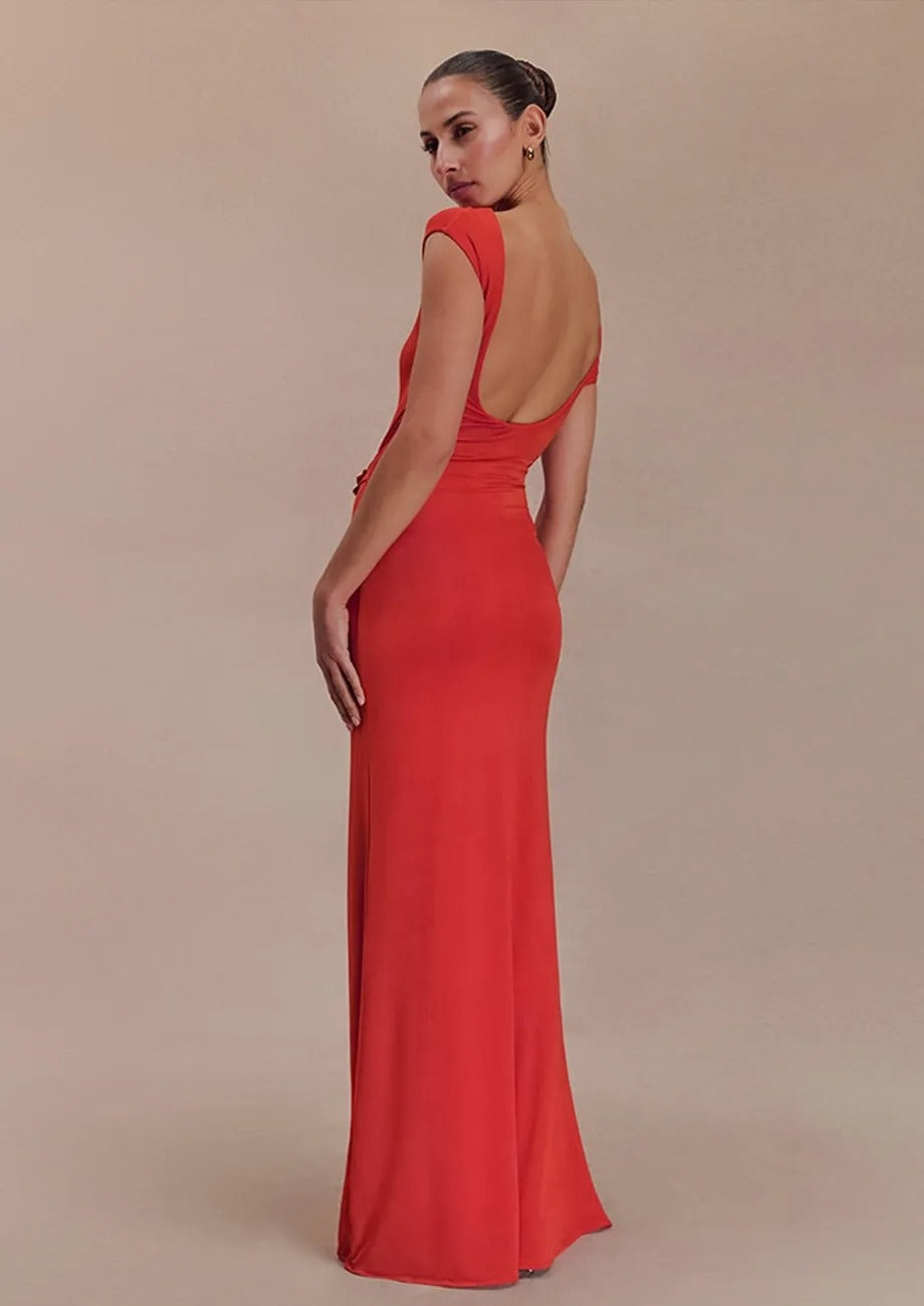 Etui-Maxikleid mit Cut-outs