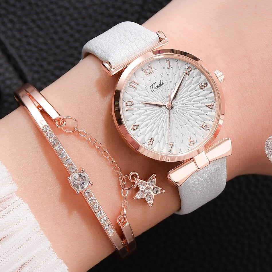 Fashion Quartz Watch and Bracelet Kit