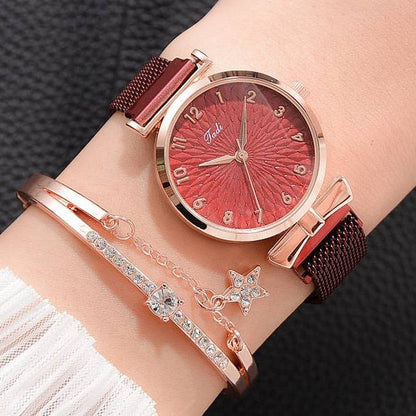 Fashion Quartz Watch and Bracelet Kit