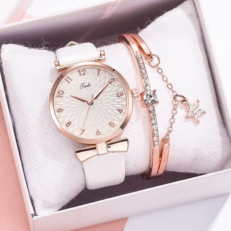 Fashion Quartz Watch and Bracelet Kit