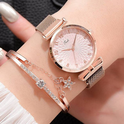 Fashion Quartz Watch and Bracelet Kit