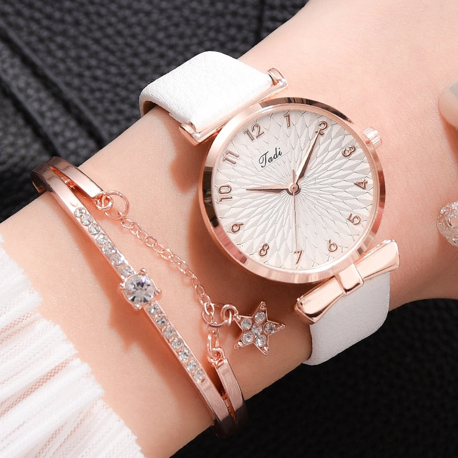 Fashion Quartz Watch and Bracelet Kit