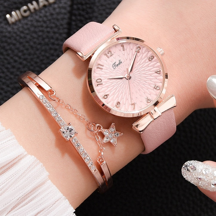 Fashion Quartz Watch and Bracelet Kit