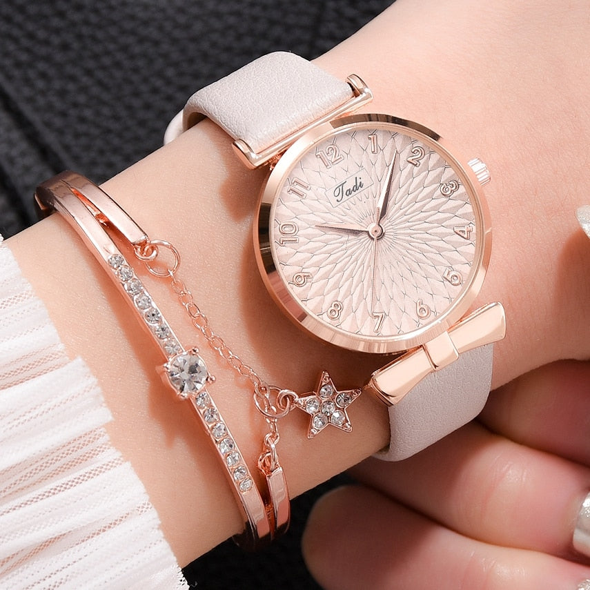 Fashion Quartz Watch and Bracelet Kit
