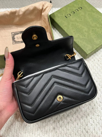 GC Marmont Mini Bag Black