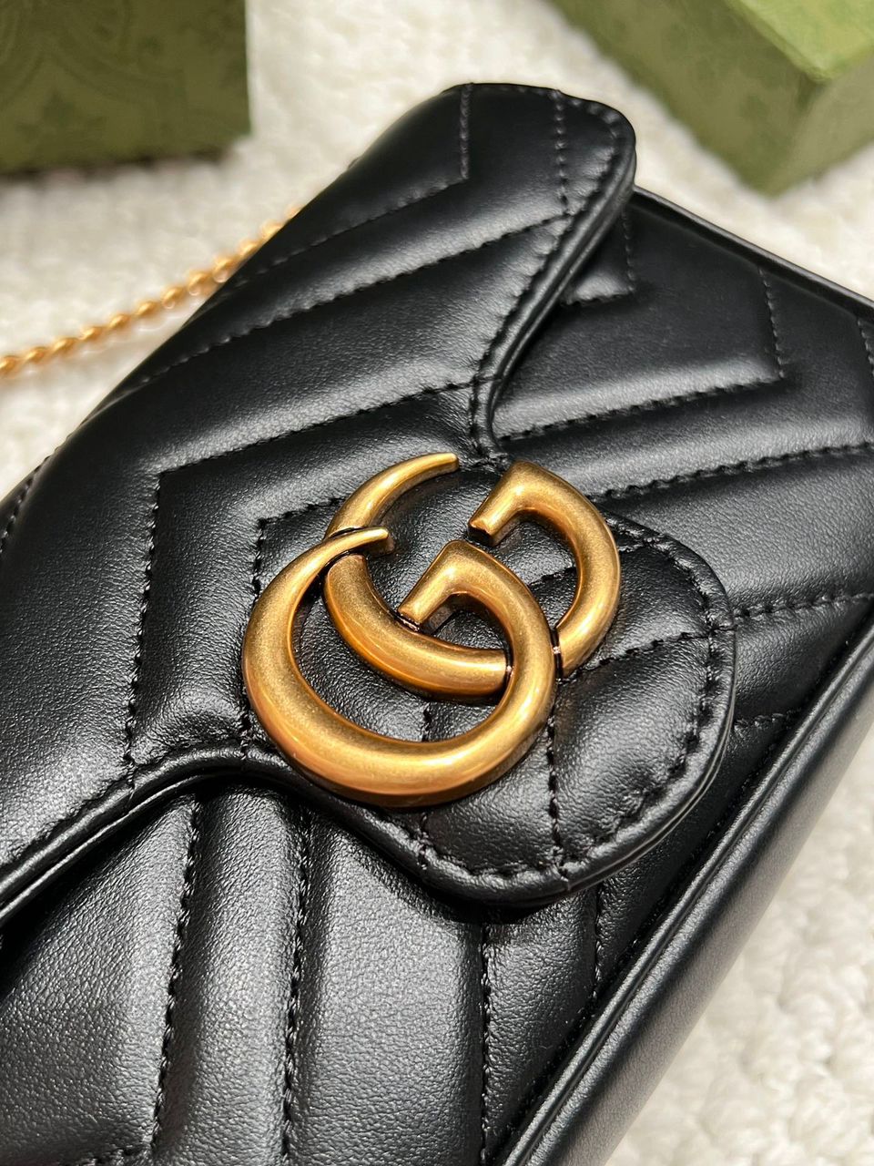 GC Marmont Mini Bag Black