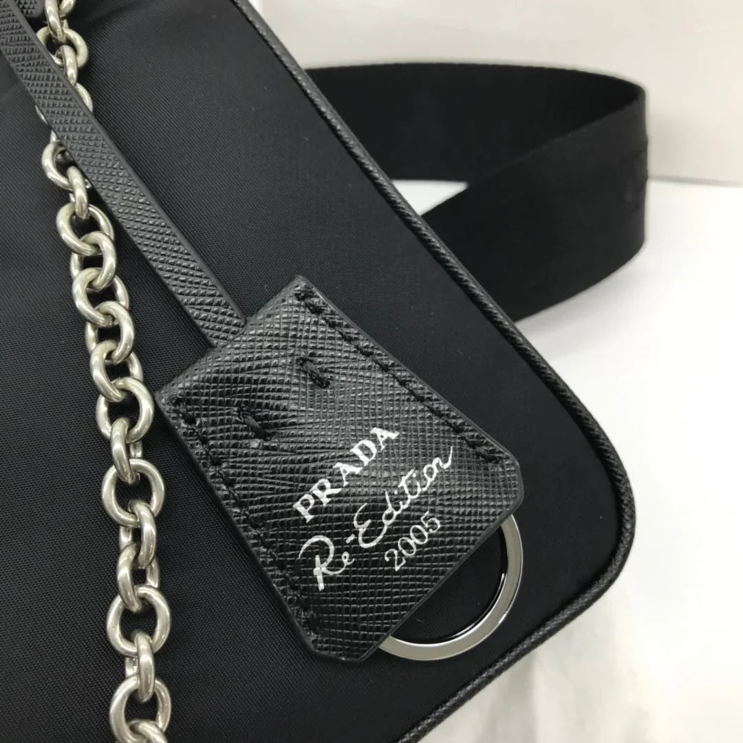 Bolso de hombro de nailon edición reeditada PRD