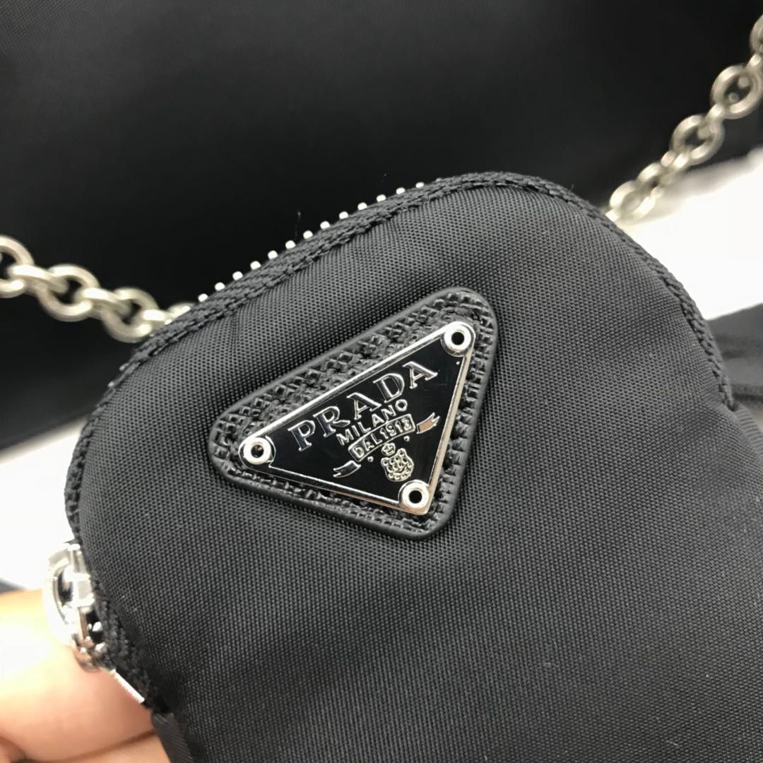 Bolso de hombro de nailon edición reeditada PRD