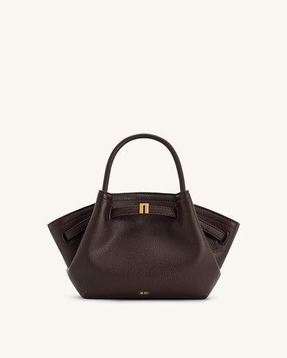 Mini bolso tote Hana - Marrón oscuro