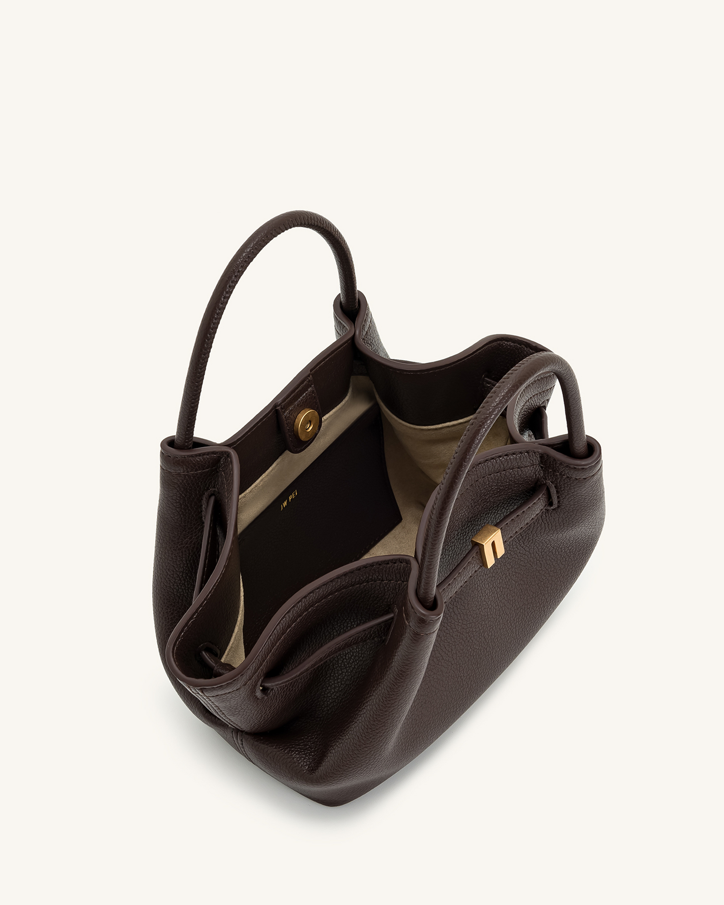 Mini bolso tote Hana - Marrón oscuro