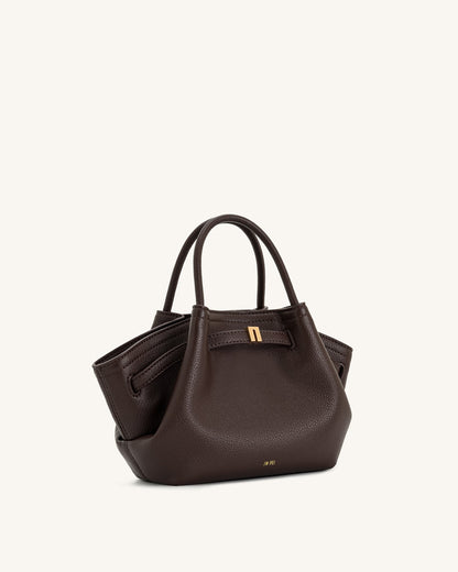 Mini bolso tote Hana - Marrón oscuro
